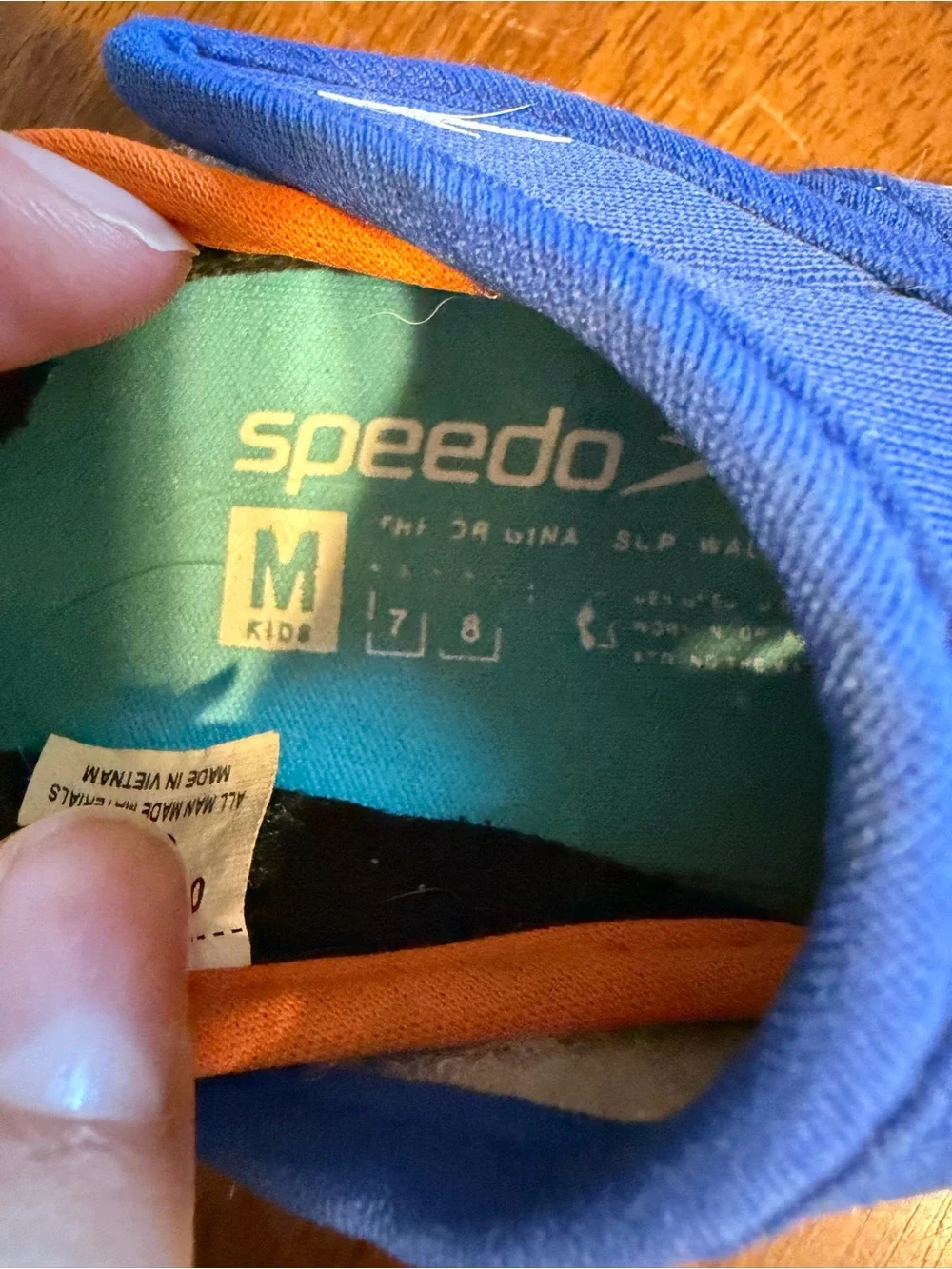 Toddler Size M 7/8 Speedo Hybrid Water and Shore Shoes